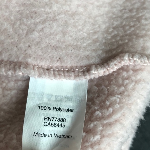 J Crew Pink Crop Half Zip Polartec Fleece Pullover Sweater - Picture 8 of 9